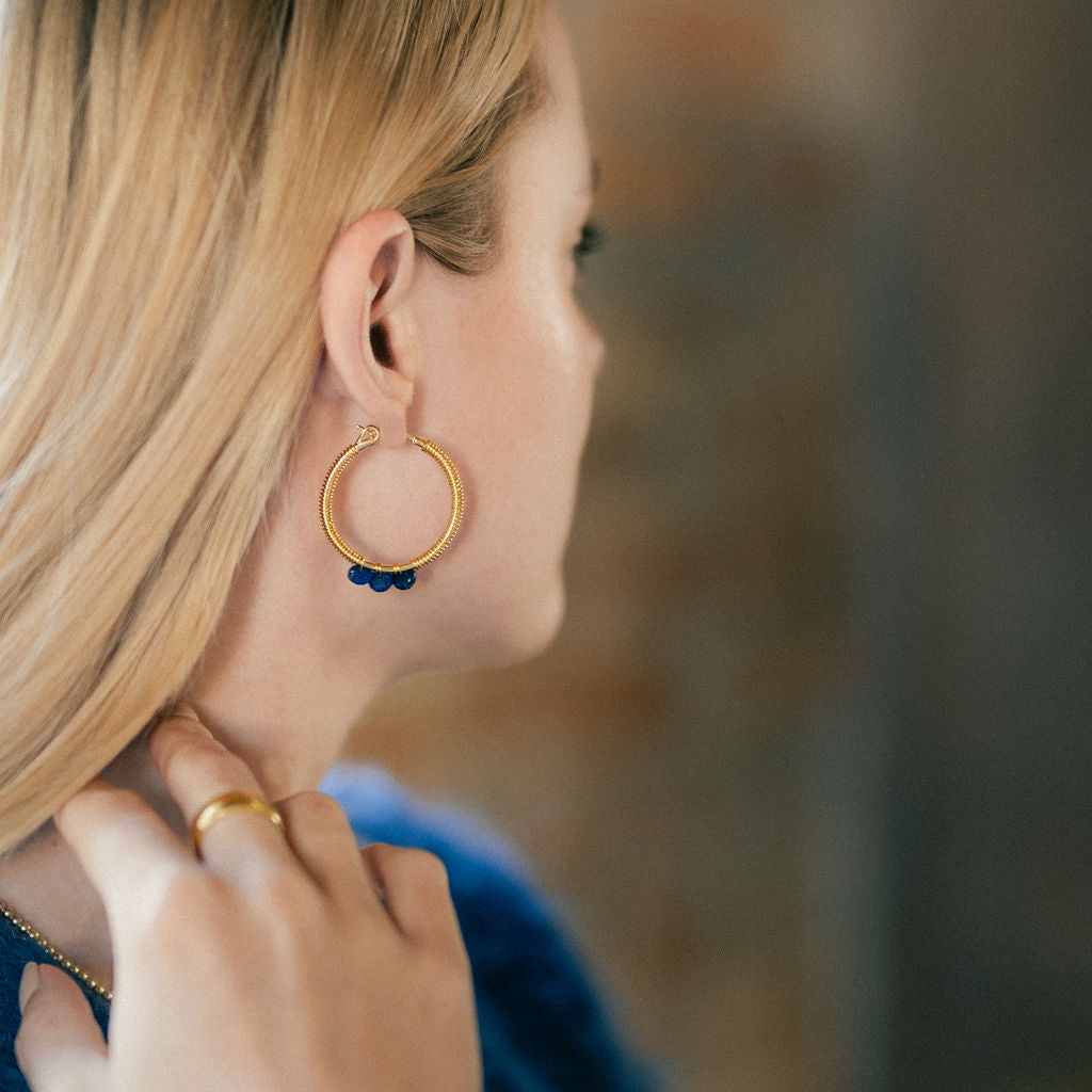 Giada Lapis Lazuli ARJ Iconic Hoops