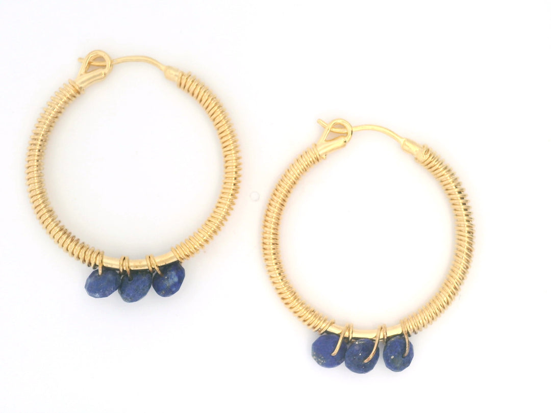 Audrey Lapis Lazuli ARJ Iconic Hoops