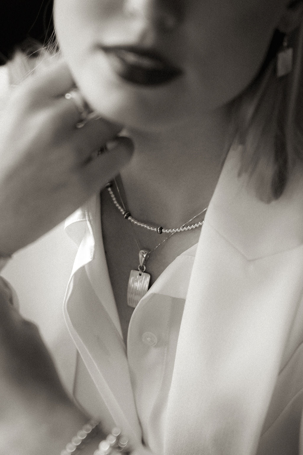 The Nova Edge Sterling Silver Necklace