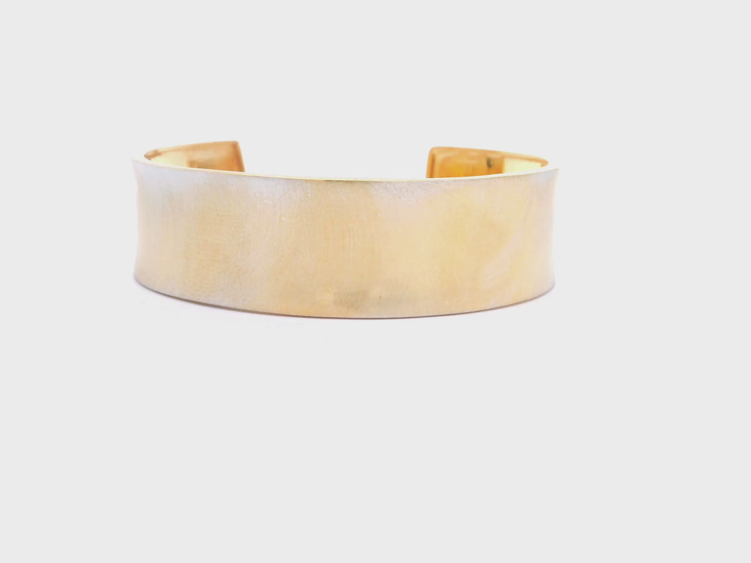 The Quinn Cuff Vermeil Bracelet