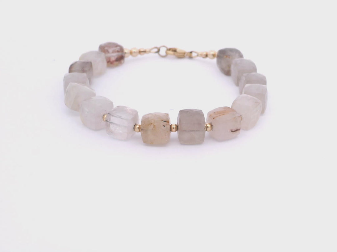 Luxe Rutilated Quartz Bracelet