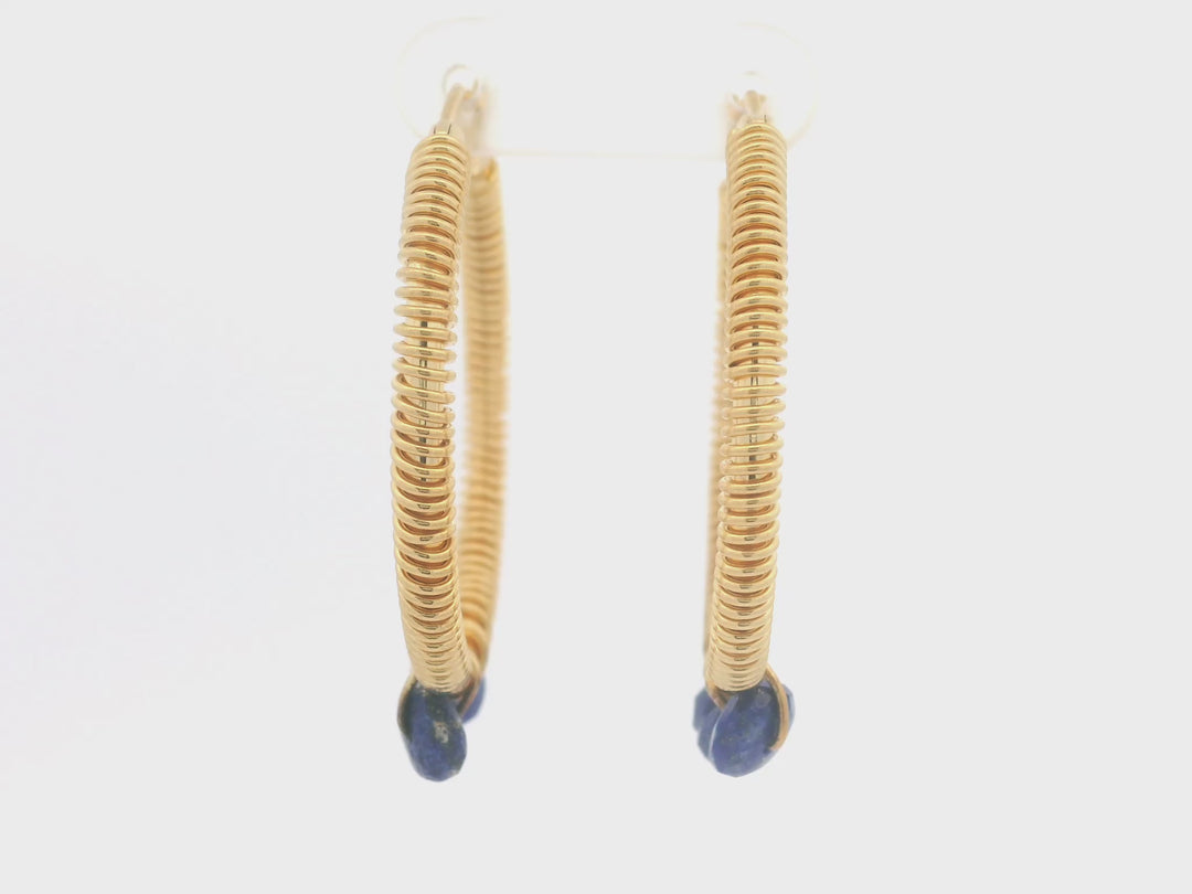 Audrey Lapis Lazuli ARJ Iconic Hoops