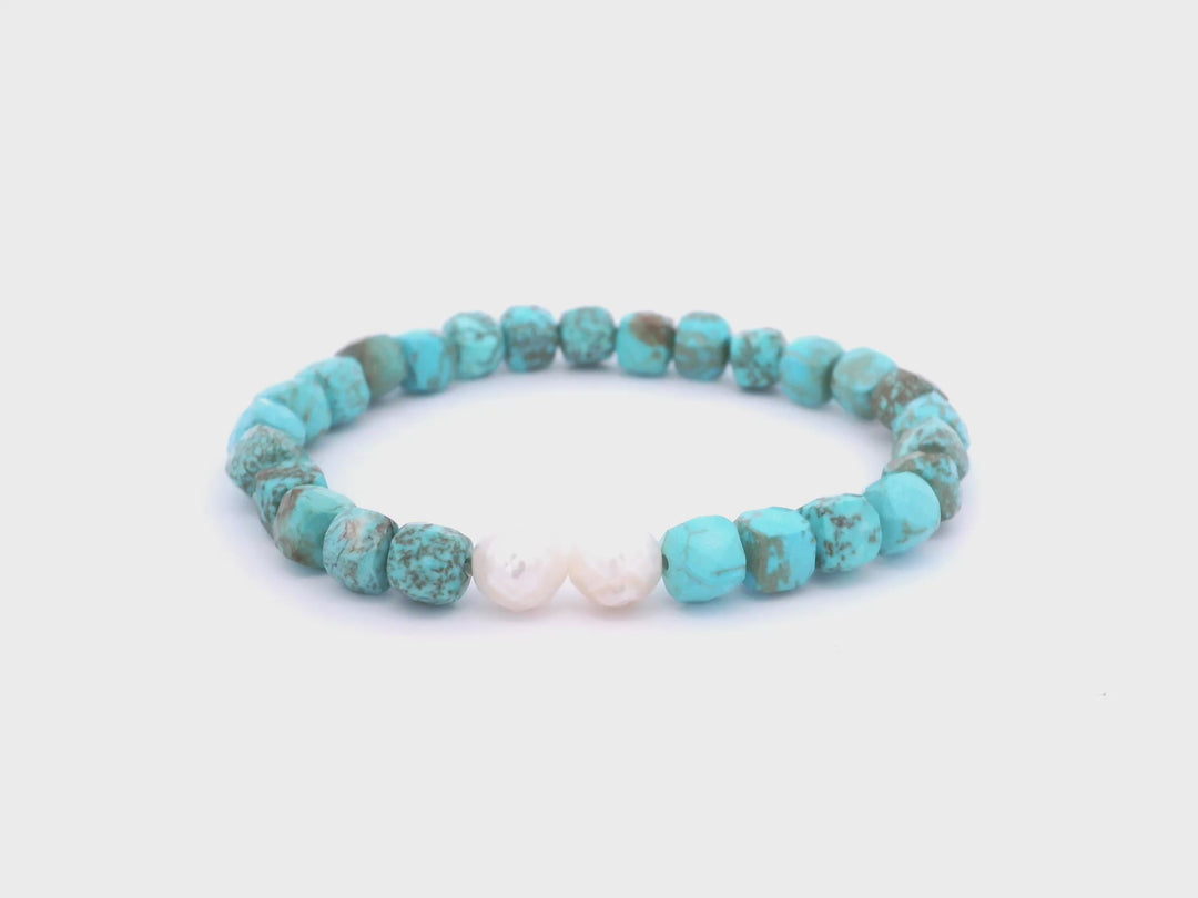 Capri Turquoise Pearl Bracelet