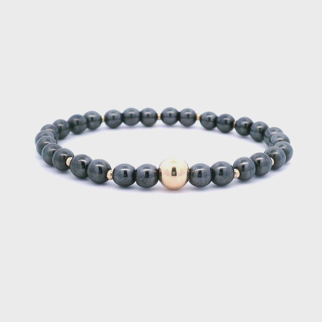 Urban Edge Gold Hematite Bracelet