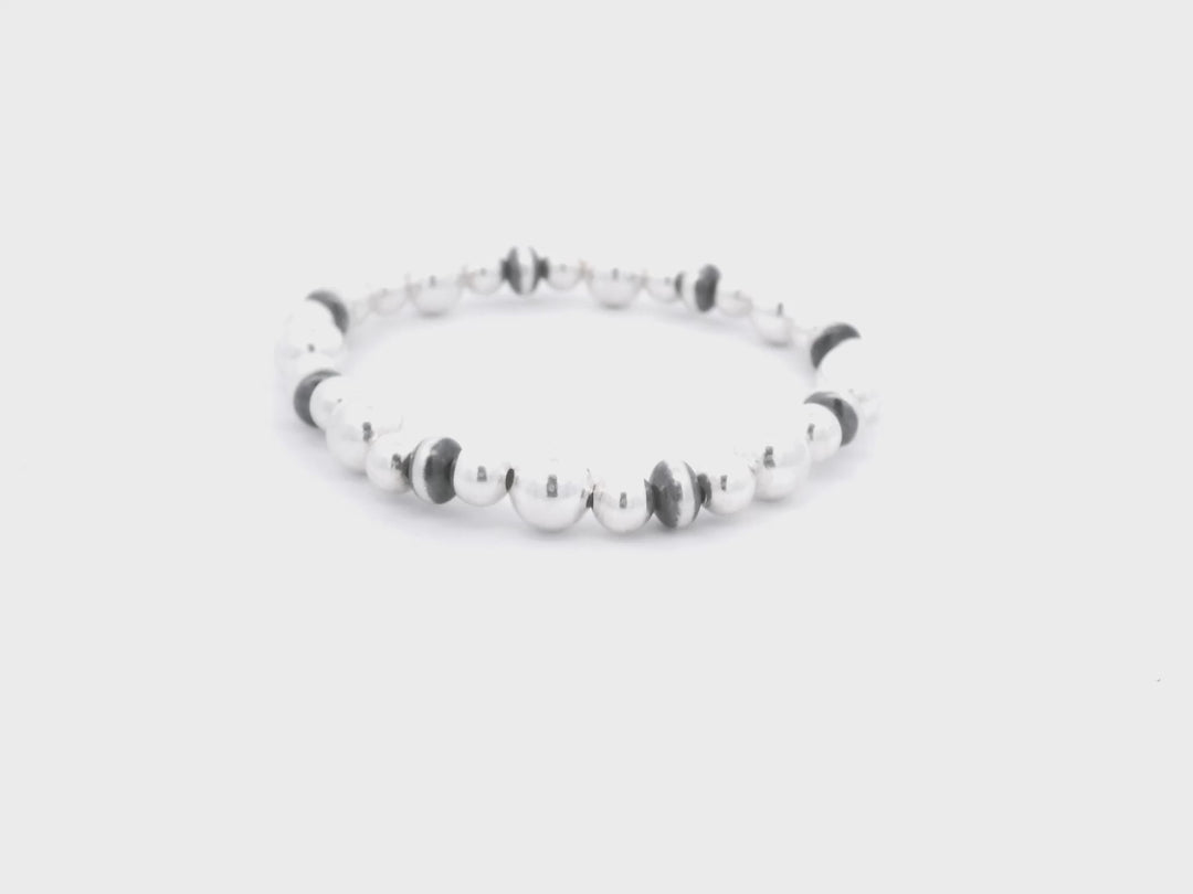 Eclipse Sterling Silver Bracelet