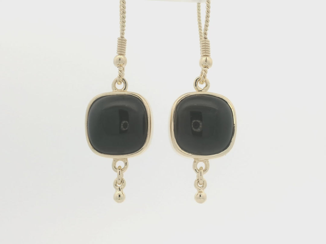 Kalina Black Onyx Drop Earrings