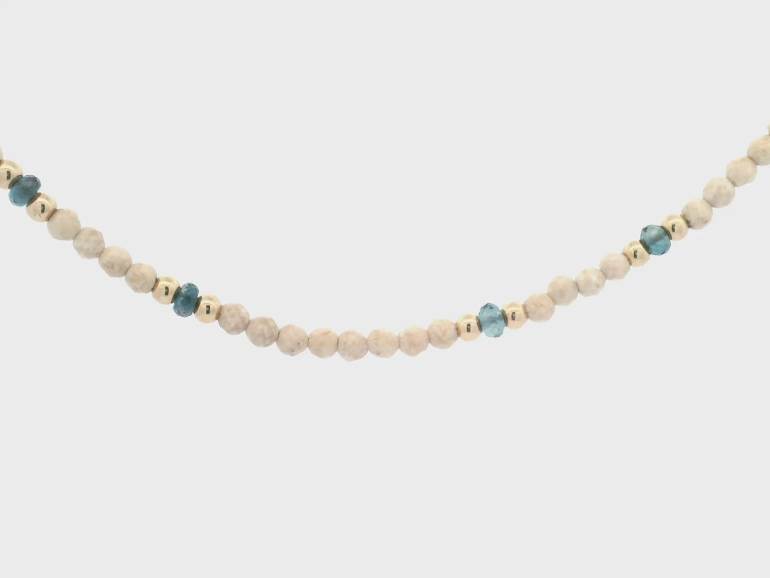 Tranquil London Blue Topaz Necklace